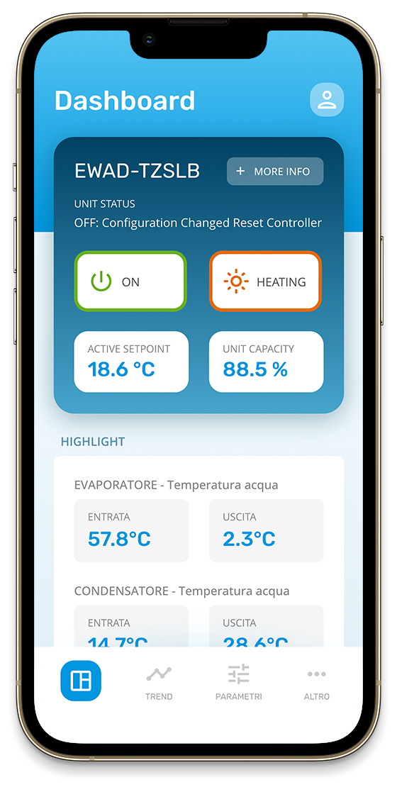 Daikin mAP screenshot