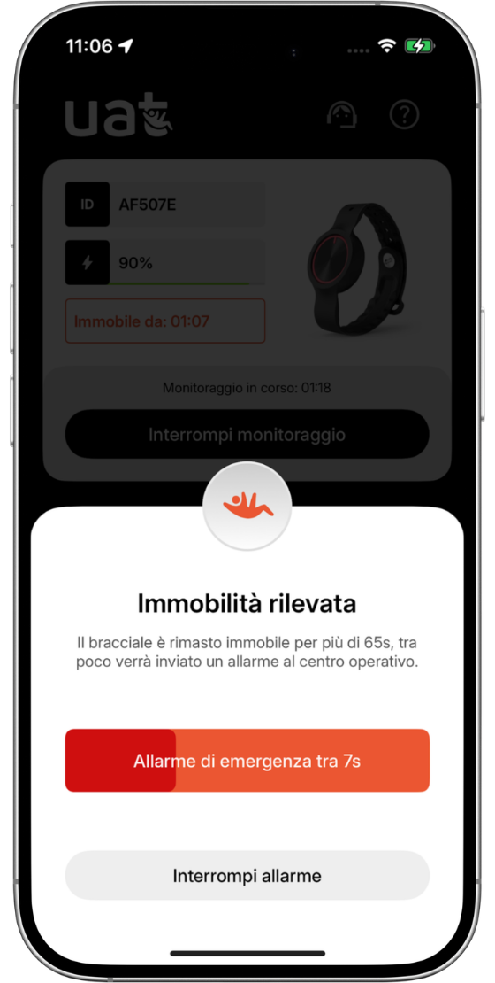UAT App screenshot